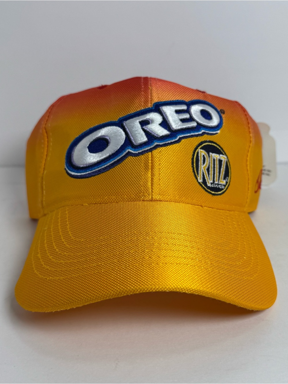 Dale Earnhardt Jr Hat Cap Orange Ombre Fade Strapback #8 Oreo Ritz Racing Nascar